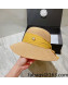 Chanel Straw Bucket Hat Beige/Yellow 2022 031062