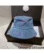 Chanel Logo Allover Bucket Hat Blue 2022 031046