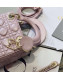 Dior Classic Lady Dior Lambskin Mini Bag Light Pink/Gold