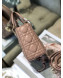 Dior Classic Lady Dior Lambskin Mini Bag Beige/Gold