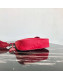 Prada Nylon Hobo Bag with Coin Purse Red 2019