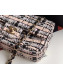 Chanel Woven Small Flap Bag Nude/Black 2020