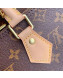 Louis Vuitton Speedy Bandoulière 25 Monogram Canvas Top Handle Bag M41113 Nude