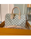 Louis Vuitton Speedy Bandoulière 25 Damier Azur Canvas Top Handle Bag N41374