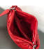 Maison Margiela Large Glam Slam Quilted Puffer Lambskin Clutch Shoulder Bag Red 2019