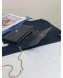 Dior 30 Montaigne CD Grained Calfskin Wallet on Chain WOC Black 2019