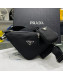 Prada Nylon Triangle Shoulder Bag 1BH190 Black 2021