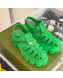 Prada Foam Rubber Flatform Sandals 5.5cm Green 2022 032631
