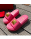 Valentino One Stud Lambskin Platform Slide Sandals Pink 2022 0323117