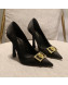Versace Silk High Heel Pumps 11cm Black 2022 032811